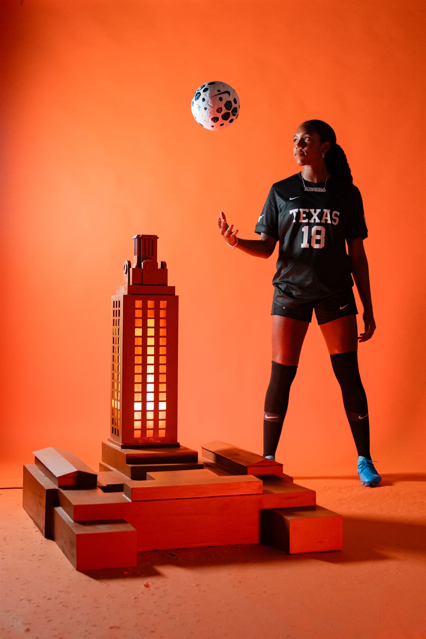 Kendell posing for a photo before the 2025 season